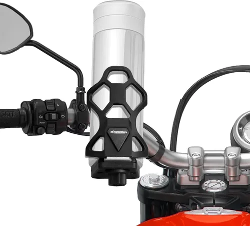 Miniatura 2 de Portavasos antirrobo para motocicleta, se adapta a botellas de 2.1 a 3.7 pulgadas de diámetro, tamaño ajustable extra grande para botella de agua