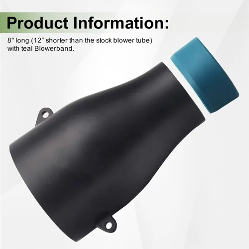 Miniatura 6 de Boquilla de secado de coche para sopladores de hojas Mak-ita LXT de 18 V XBU03Z, XBU03SM1, DUB184Z, DUB184PT, DUB184PT2 - Contiene banda protectora