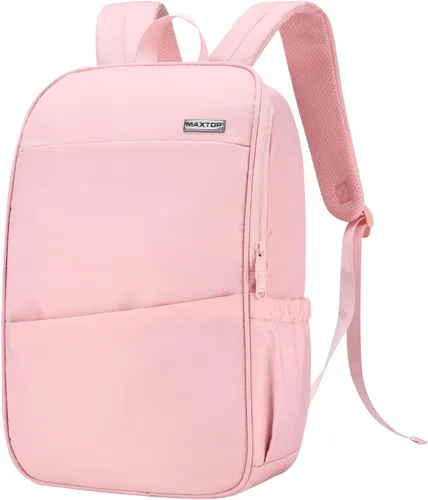 Miniatura 11 de MAXTOP Mochila para computadora portátil de viaje, mochilas de negocios con puerto de carga USB, resistente al agua, mochila para escuela y Negro