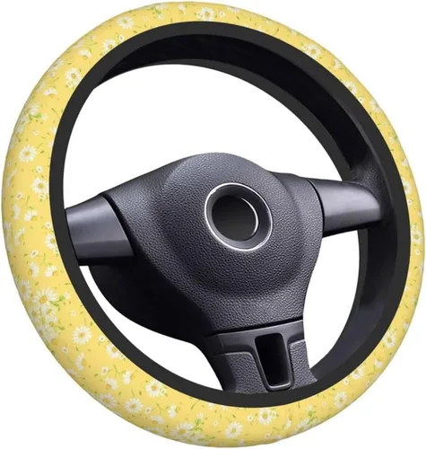 Miniatura 13 de Funda para Volante Accesorios para Automóvil Antideslizante Transpirable Universal 15 Pulgadas Neopreno Decoración Interior del Auto para Hombres