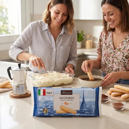Miniatura 3 de Maestro Massimo Savoiardi Original Italian Ladyfingers, 7.05 onzas, producto de Italia, aperitivo de dedos de dama premium, galletas italianas