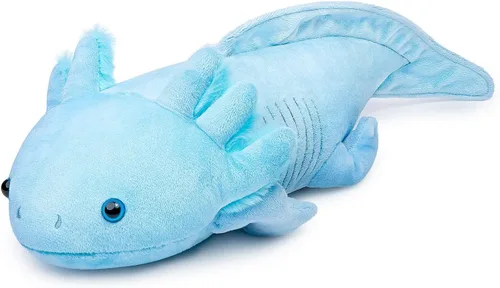 Miniatura 10 de Tiny Heart Peluche de Axolotl, animal de peluche, bonito juguete de peluche realista con ambistoma, regalos para niños, 18 pulgadas de largo