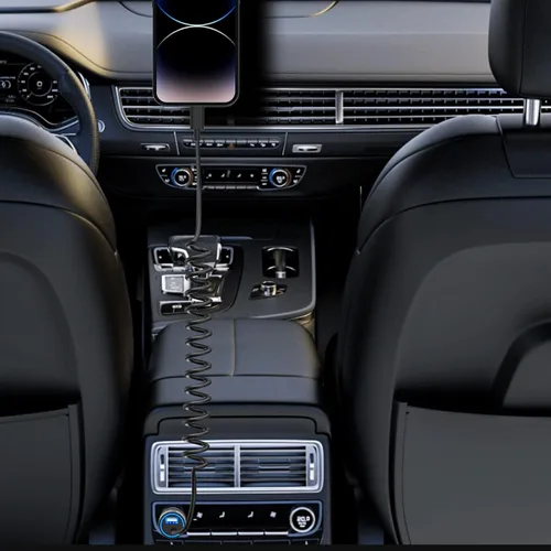 Miniatura 9 de Certificado MFi: cargador de coche para iPhone de carga rápida, cargador USB Caiinei 4.8A cargador de coche de carga rápida adaptador de encendedor