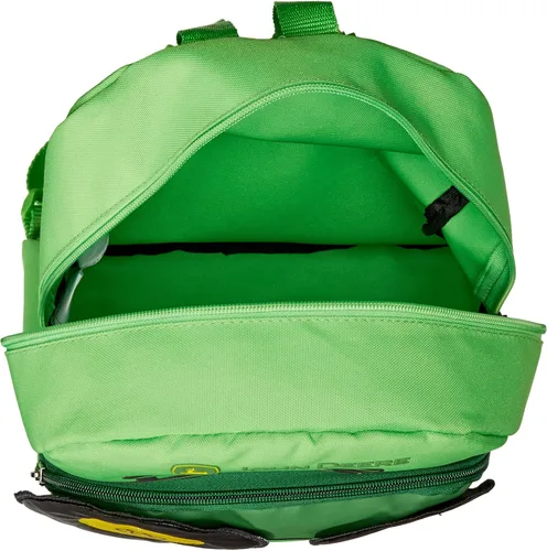 Miniatura 3 de John Deere - Mochila para niño pequeño con estampado de tractor, Verde lima (Lime Green)), JFL287GT