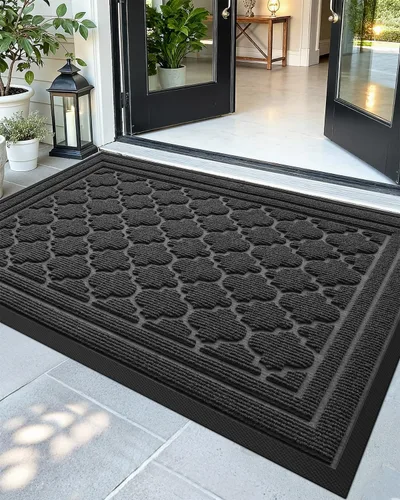 Miniatura 22 de Color&Geometry Tapetes para Puerta Delantera Alfombrilla de Puerta Exterior para Entrada Exterior Casa Entrada Porche Trasero Patio Impermeable