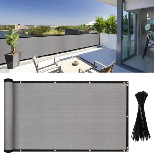 Miniatura 8 de DearHouse - Protector de pantalla para balcón, protección contra el sol para porche, para exteriores, patio, balcón para protegerse del sol