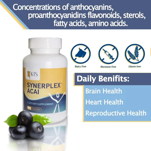 Miniatura 6 de Synerplex Cápsulas de Acai: suplemento superalimenticio totalmente natural para la salud general - Suplemento de bayas de apoyo