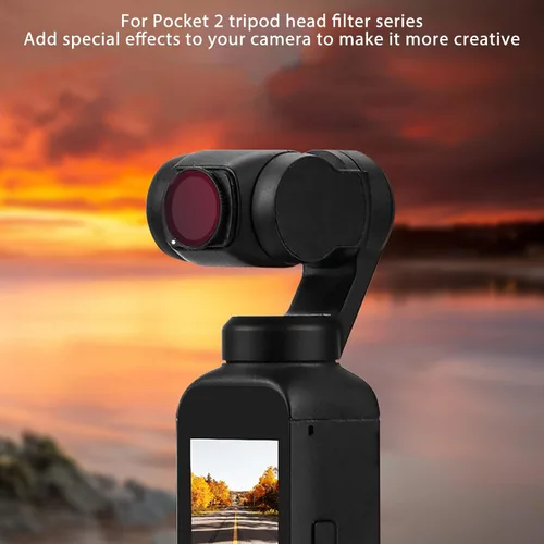 Miniatura 3 de Filtro del ND para Osmo 2, filtro magnético del ND de la capa del vidrio óptico de la aleación de aluminio de la succión de la cámara
