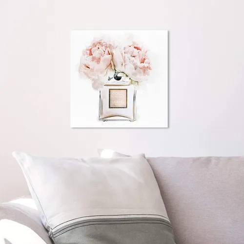 Miniatura 5 de The Oliver Gal Artist Co. Lienzo decorativo de pared de moda y glamour, 12 x 12 pulgadas, envuelto en galería, ramo de amanecer por la mañana