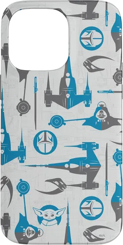 Miniatura 20 de Funda para iPhone 11 Pro Max Star Wars The Mandalorian & Grogu Signets and Starships