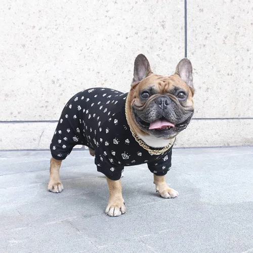 Miniatura 2 de iChoue - Pijamas y monos para mascotas, traje de cuerpo entero para perros medianos y grandes como para Corgi, Shiba Inu, Bulldog francés, Pug