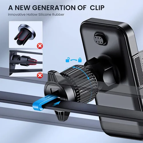 Miniatura 2 de GUWEZ Soporte de Teléfono Montaje para Coche para iPhone [Succión Potente] Soporte de Teléfono para Tablero del Coche Parabrisas Ventilación de Aire