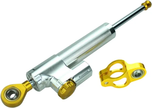 Miniatura 22 de Amortiguador de dirección universal ajustable para motocicleta, compatible con GSXR 600 750 GSR750(K4) 2001-2005, GSXR600 2006-2010, GSXR1000