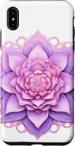Miniatura 7 de iPhone 13 Pro Max Lotus Flower Mandala Circle Pink Yoga Meditation Case