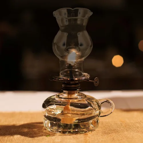 Miniatura 5 de Uonlytech Reemplazo de pantalla de lámpara de vidrio resistente a altas temperaturas, cubierta superior de lámpara de queroseno, chimenea