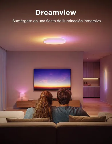 Miniatura 7 de Govee RGBIC - Lámpara de techo inteligente de 4300 lm de 15 pulgadas, funciona con materia, lámpara de montaje empotrado, colores de bricolaje