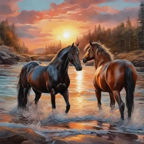 Miniatura 12 de Kits de arte de diamantes de paisaje para adultos: pintura de diamante campestre casa de campo DIY 5d Kit de pintura de diamante de taladro completo