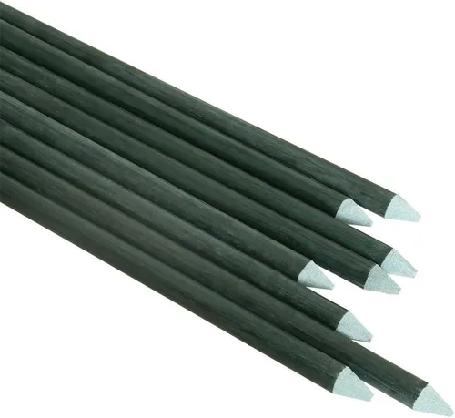 Miniatura 2 de Garden Stakes - Juego de 50 estacas de 3 pies de diámetro, ecológicas para plantas de 1/4 pulgadas de diámetro, estacas de tomate, verde