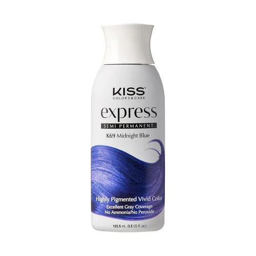 Miniatura 27 de Kiss Express - Kit completo de tinte semipermanente para el cabello, tinte vívido y altamente pigmentado para cabello vibrante, fórmula suave