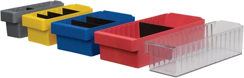 Miniatura 2 de Akro-Mils 31168 AkroDrawer - Contenedor de almacenamiento de plástico apilable (17-5/8 pulgadas x 5-9/16 pulgadas x 4-5/8 pulgadas), azul