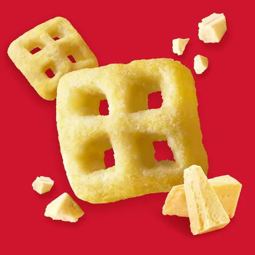 Miniatura 7 de Cheez-It Crunch Pasabocas horneados con sabor a queso, bocadillos para el almuerzo, cheddar blanco fuerte (paquete de 6 bolsas)
