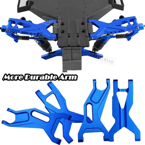 Miniatura 6 de Pieza de Actualización para 1/10 Slash 2WD/Slash 2WD VXL, Amortiguadores RC Big Bore de Aleación, Brazo de Suspensión, Bloque Caster, Bloques