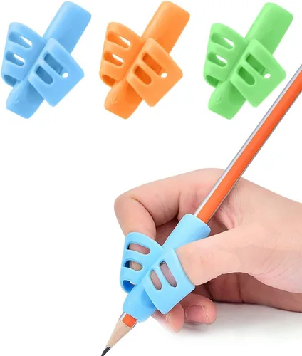 Miniatura 13 de JuneLsy - Empuñaduras de lápices para niños, escritura a mano, corrección de postura, entrenamiento de escritura para niños pequeños, preescolares