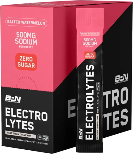 Miniatura 7 de BARE PERFORMANCE NUTRITION, BPN Electrolytes Go Pack, paquetes de mezcla de bebida de hidratación, lima limón, 30 porciones
