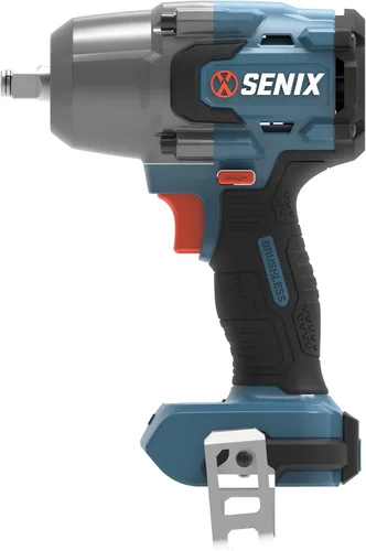 Miniatura 3 de SENIX Llave de impacto inalámbrica de 20 voltios máx.* 1/2 pulgada, 550 pies-libras. Par máximo, 4000 RPM máximo, modo de 3 velocidades, motor sin