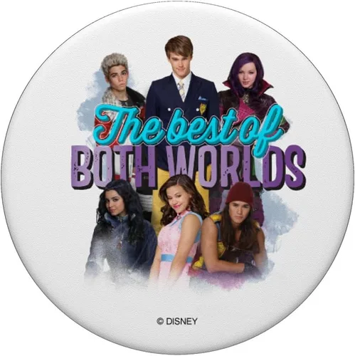 Miniatura 3 de Disney Descendant Movie The Best of Both Worlds PopSockets - Agarre y soporte para teléfonos y tabletas, Negro