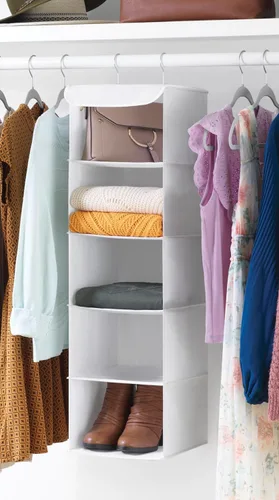Miniatura 6 de Estantes colgantes para accesorios Gris claro