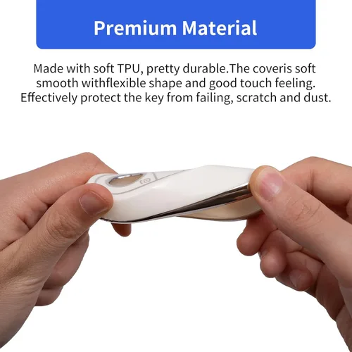 Miniatura 5 de OFFCURVE Funda para llavero Mercedes Benz, funda inteligente de TPU suave para llave de automóvil, protector de llave de automóvil, accesorios