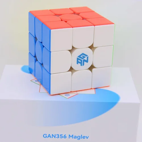 Miniatura 7 de Bukefuno GAN 356 Maglev Flagship Cubo 3x3 GAN 356 M Maglev Speed Rompecabezas magnético sin calcomanías, cubos mágicos GAN356 Maglev 3x3