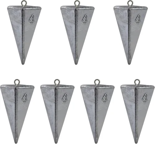 Miniatura 8 de Pyramid Sinkers Pesas de pesca de agua salada, peso de pesca para bagre, equipo de pesca de surf con caja de 1 oz, 2 onzas, 3 onzas, 4 onzas, 5