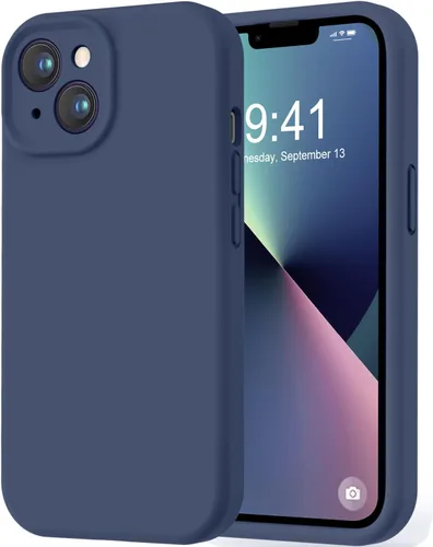 Miniatura 297 de LOVE 3000 Compatible con Funda para iPhone 15, [Cámara de Cobertura Completa de Silicona Suave] [Protección contra Caídas de 8 pies], Forro de Negro