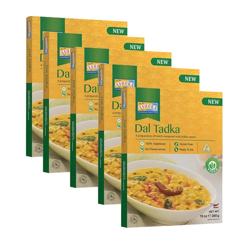 Miniatura 44 de Ashoka Comidas indias tradicionales 1932, curry de verduras mixtas veganas, platos principales listos para comer para microondas, Shahi Navratan