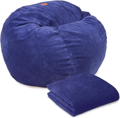 Miniatura 13 de CordaRoy's Funda para puf de felpilla tamaño Queen (el puf se vende por separado), selva tropical