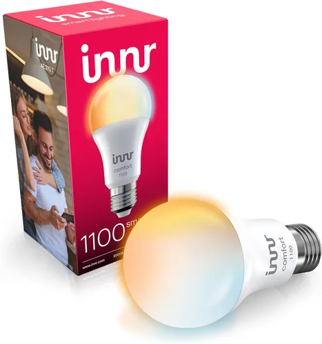 Miniatura 12 de innr - Bombilla inteligente Zigbee A19, funciona con Hue*, Alexa, SmartThings (se requiere hub), luz blanca y de color, bombilla LED E26, bombilla