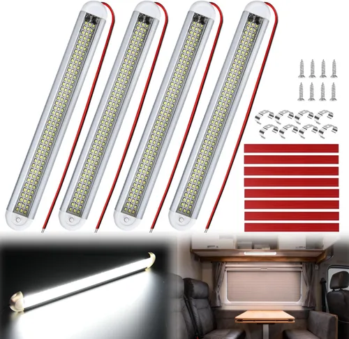 Miniatura 19 de Nilight LED Interior Light 2PCS 12.5 Inch 10W 96LEDs 3 Color Dimmable (3100K-6500K) with Memory Function, 12V-30V Ceiling Lights for RV Camper