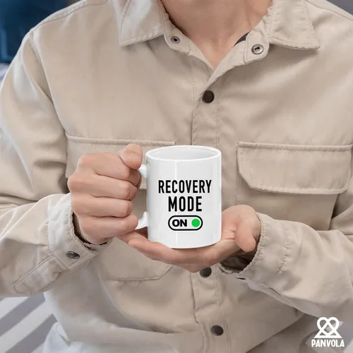 Miniatura 6 de Taza de café Recovery Mode On Get Well de regalo para pacientes, regalos inspiradores motivacionales para familiares y amigos, vaso de cerámica Negro