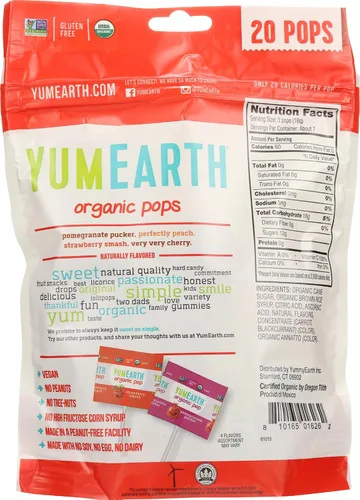 Miniatura 2 de Yummyearth Loll Pop Fruit, 4.2 oz