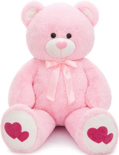 Miniatura 20 de MaoGoLan Oso de peluche gigante de 52" Oso de peluche - Te amo Corazón rojo Oso de peluche grande para regalo de San Valentín, aniversario, larga