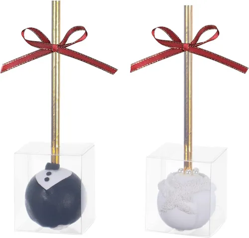 Miniatura 9 de RomanticBaking Paquete de 37 Cajas de Macarons de 4.17" x 2.16" x 1.37" para 2 Brownies Oreo Cubiertos de Chocolate Trufa Golosina Cajas