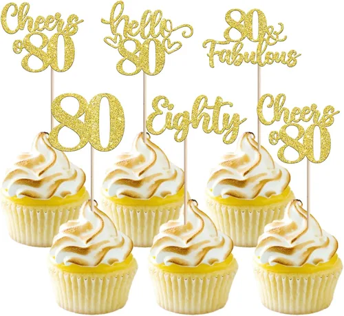 Miniatura 13 de 30 piezas de adornos para cupcakes de 12 cumpleaños feliz, brillantes doce, hola 12, felicitaciones a 12 años, adornos para cupcakes, 12