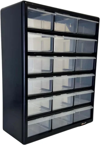 Miniatura 6 de Homak 12 cajones piezas de plástico organizador