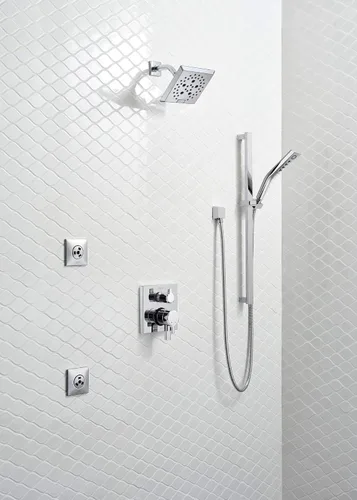 Miniatura 2 de DELTA FAUCET T27999-BL Monitor pivotal Serie 17 Recorte de válvula con desviador integrado de 6 ajustes, negro mate