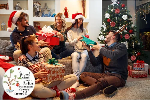 Miniatura 7 de Adornos de Navidad 2025, decoraciones de árbol de Navidad, regalos para mujeres, hombres, compañeros de trabajo, regalos de adorno de Navidad