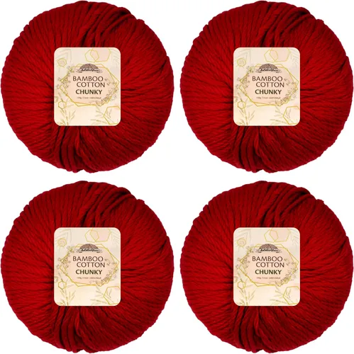 Miniatura 25 de Ovillo grueso de algodón de bambú para alfombras, chaquetas y cobijas, 14