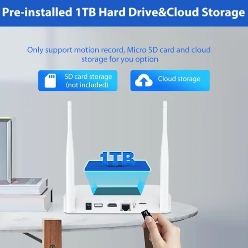 Miniatura 8 de Hiseeu Cámara de seguridad con batería solar de 4MP inalámbrica de 2.5 K, audio de 2 vías recargable WiFi para exteriores, visión nocturna a
