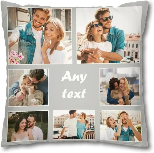 Miniatura 15 de Almohada personalizada para cargar imagen de pareja para regalo de cumpleaños de boda, almohada personalizada para novia novio